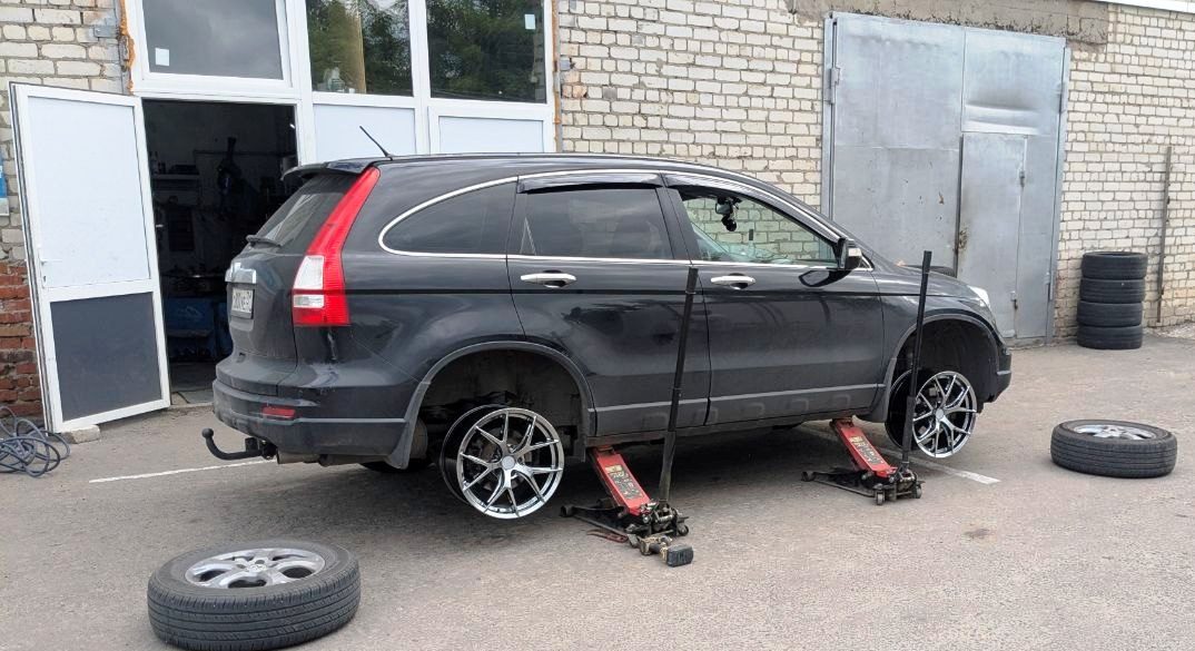 Замена колёс на автомобиле